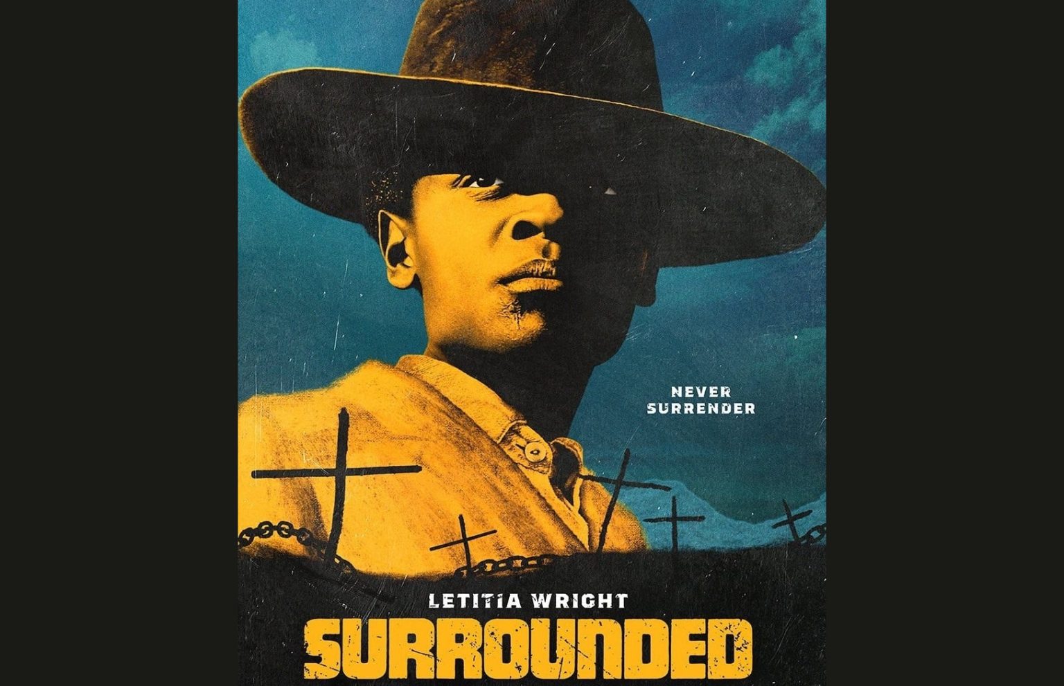 Surrounded (2023 movie) Western, trailer, release date, Letitia Wright