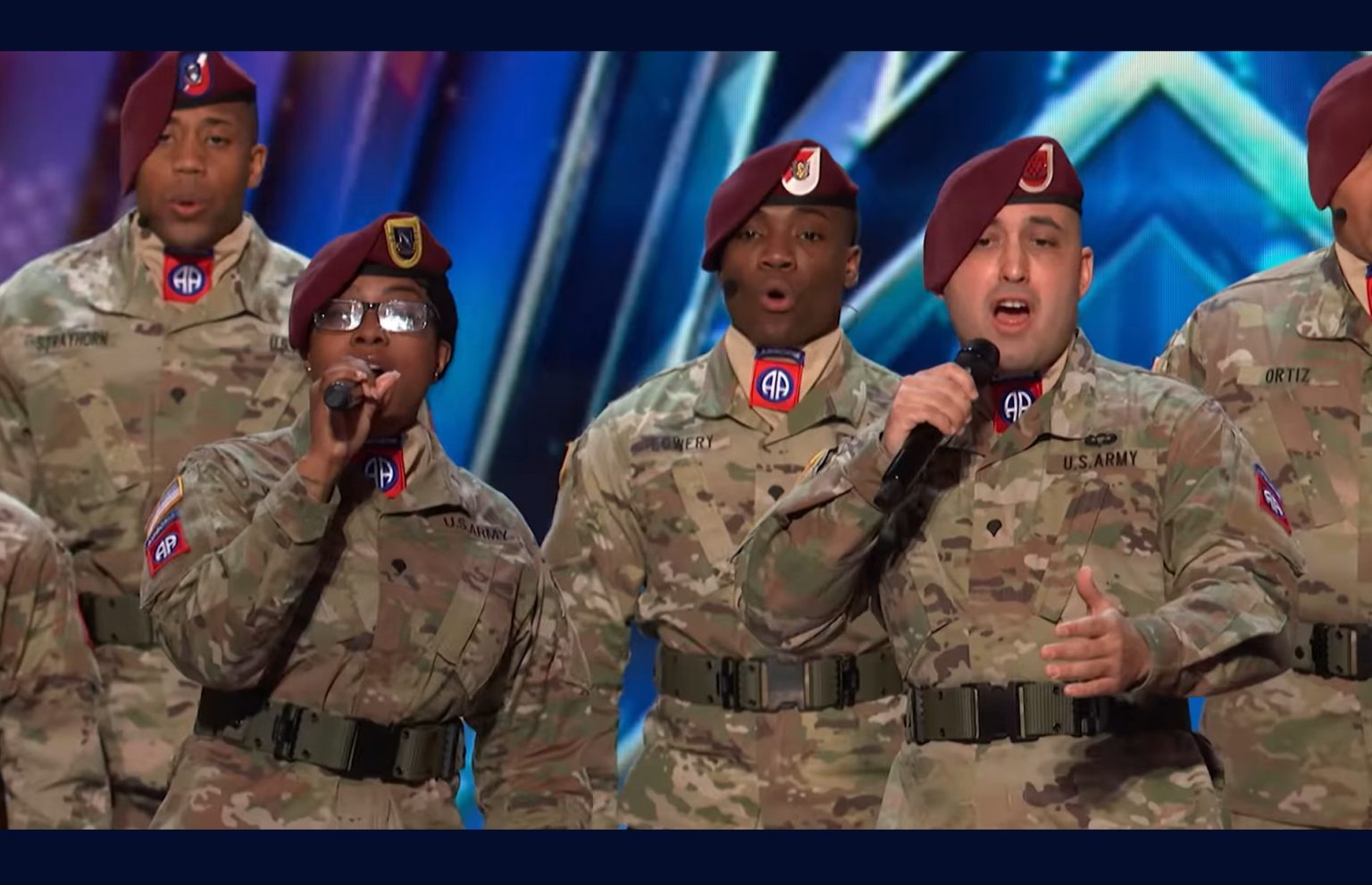 82nd Airborne Chorus AGT 2023 Audition "My Girl" The Temptations