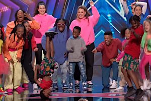 Phil Wright & Parent Jam AGT 2023 Audition  Season 18  Dance Group