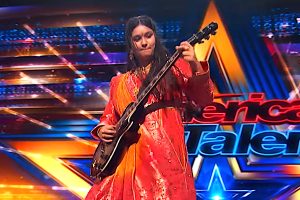 Maya Neelakantan AGT 2024 Audition  Last Resort  Papa Roach  Season 19  Guitarist