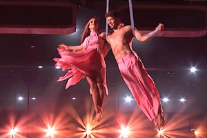 Sebastian & Sonia AGT 2024 Finals  Aerial Duo   Come Together  The Beatles  Season 19