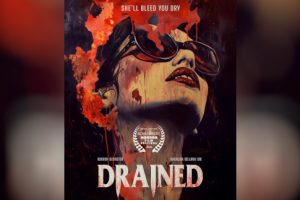 Drained (2025 movie) Horror, trailer, release date, Ruaridh Aldington