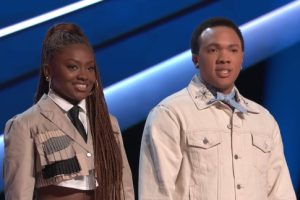 Bryson Battle, Ari Camille The Voice 2025 Battles “Made for Me” Muni Long, Season 27