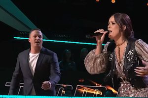 Page Mackenzie, Robert Hunter The Voice 2025 Battles “Lies Lies Lies” Morgan Wallen, Season 27